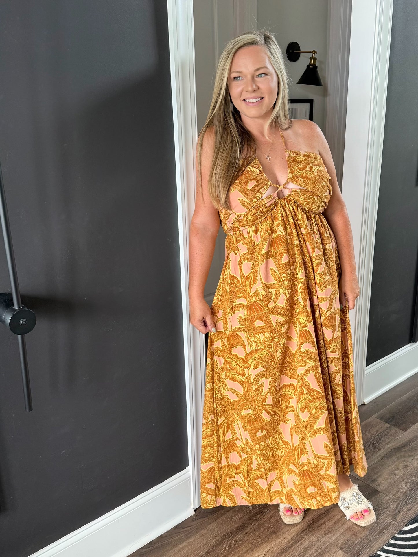 Santorini Sunset Maxi