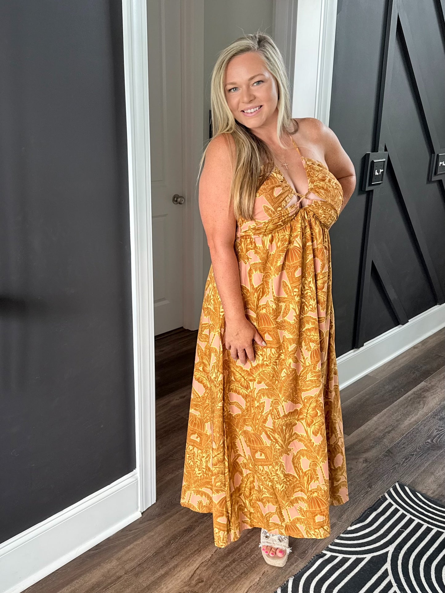 Santorini Sunset Maxi