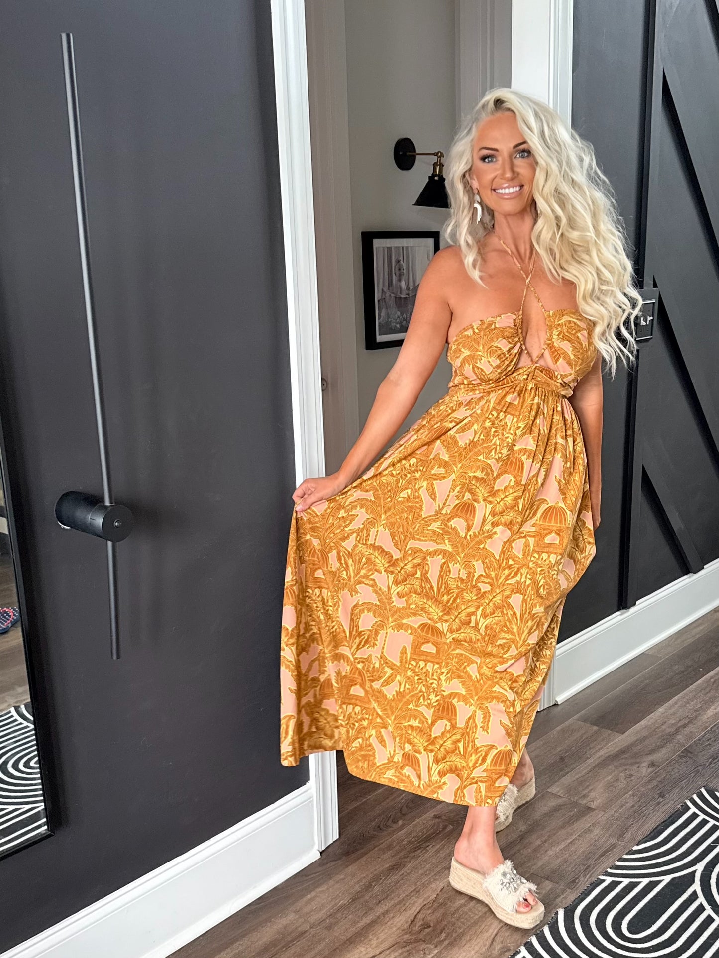 Santorini Sunset Maxi