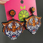 Clemson Tigers Glitter Earrings