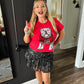 Georgia Bulldog Glitter Tee