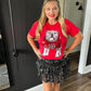 Georgia Bulldog Glitter Tee