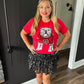 Georgia Bulldog Glitter Tee