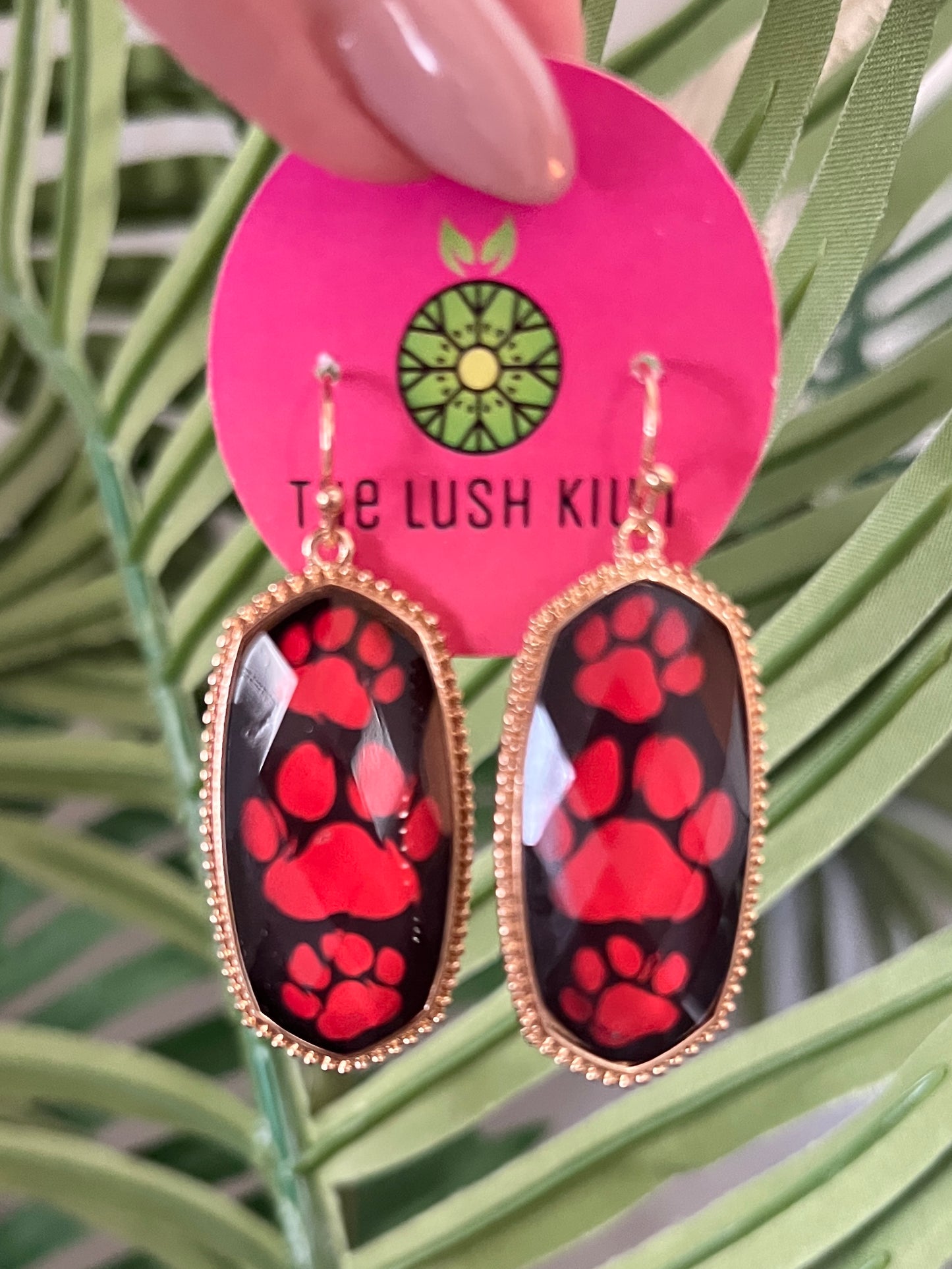 Georgia Paw Earrings - The Lush Kiwi