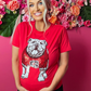 Georgia Bulldog Glitter Tee