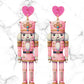 Pink Nutcracker Earrings