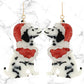 Santa Dalmatian Earrings