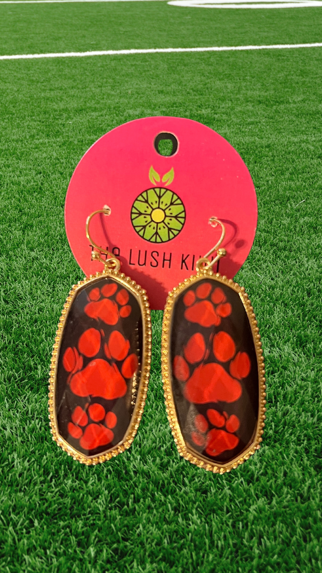 Georgia Paw Earrings - The Lush Kiwi