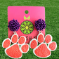 Clemson Paw Earrings