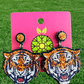 Clemson Tigers Glitter Earrings