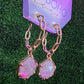 Quartz Link Earrings - The Lush Kiwi