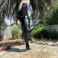 The Elliott High Waisted Pleather Leggings - The Lush Kiwi