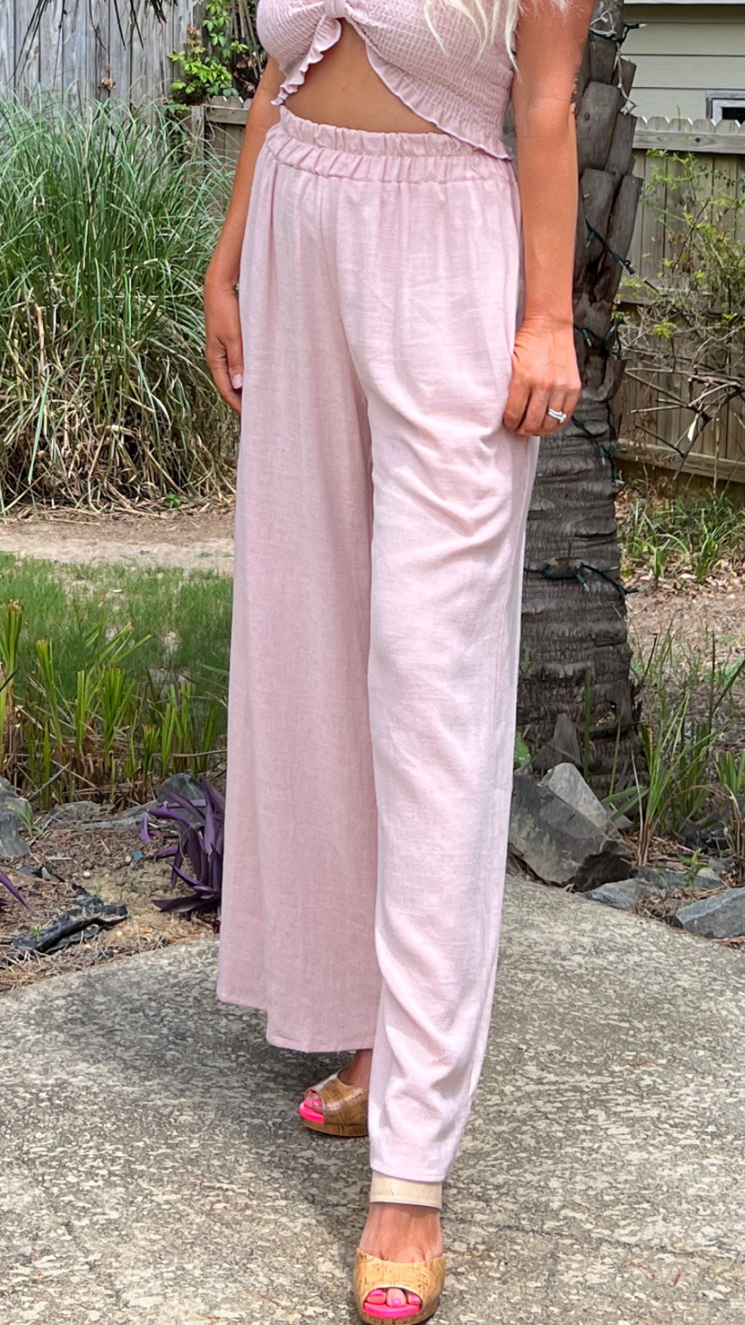 Baby Pink Getaway Pants - The Lush Kiwi