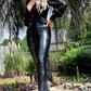 The Elliott High Waisted Pleather Leggings - The Lush Kiwi