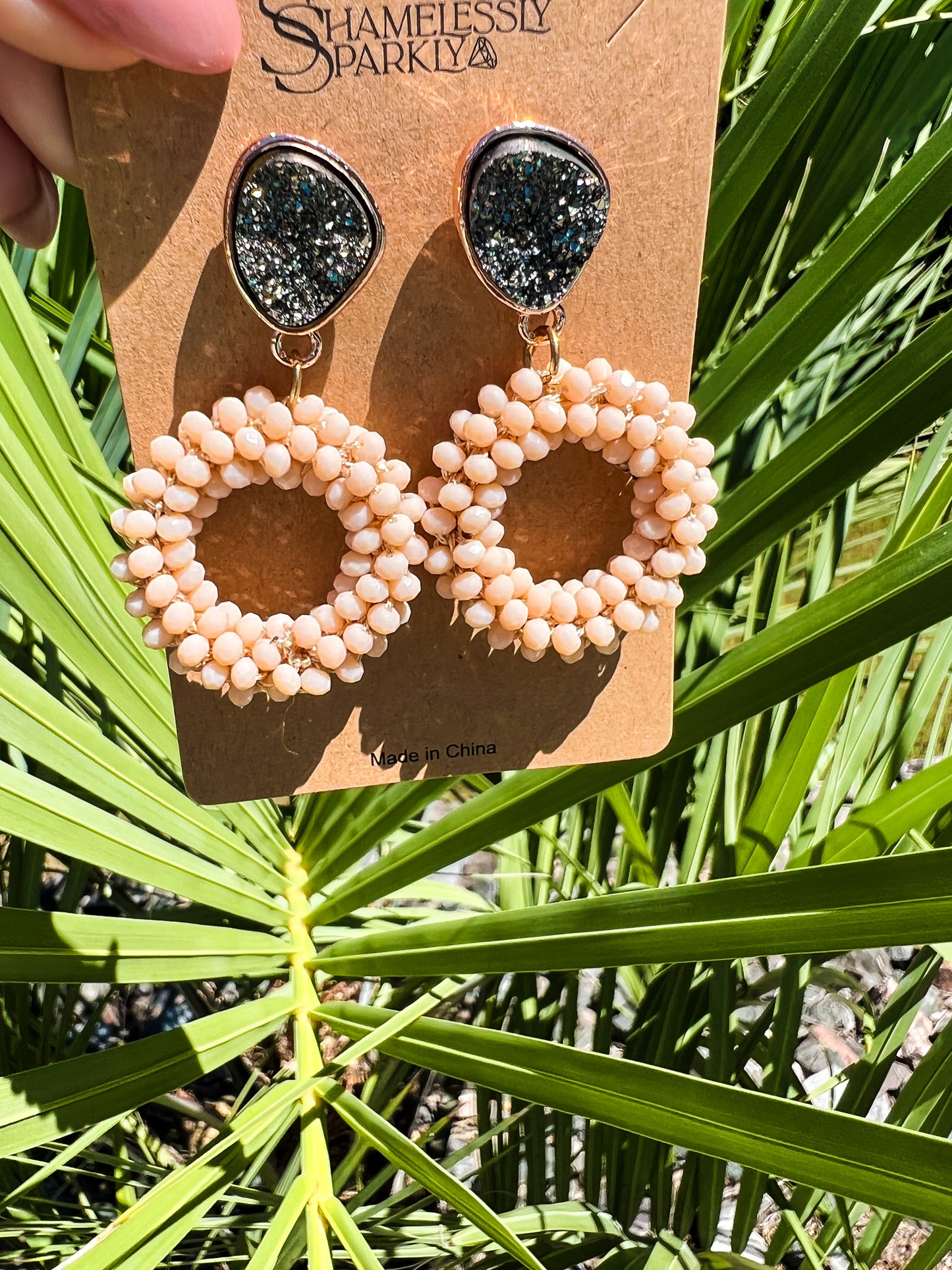 Blush Bubble Earrings - The Lush Kiwi