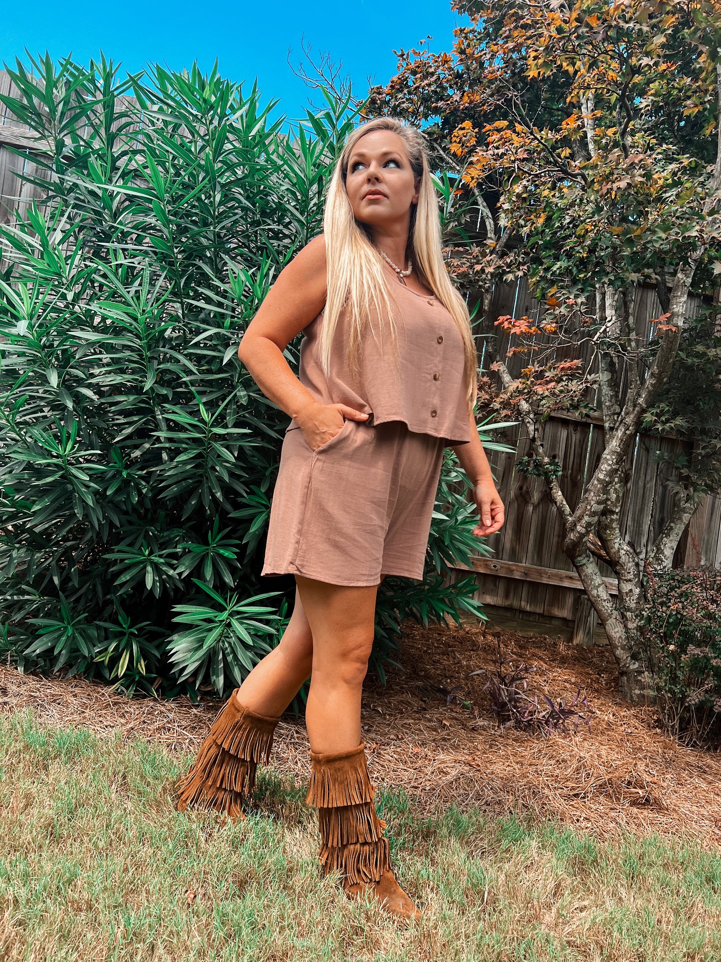 Harvest Moon Romper - The Lush Kiwi