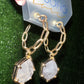 Quartz Link Earrings - The Lush Kiwi